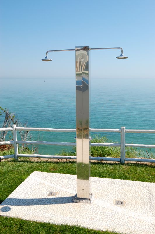 Outdoor Shower Setup
